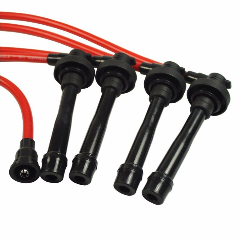 1Pcs Hoge Druk Ontsteking Lijn Scheidslijn Bougie Bougiekabel Set Voor 92-02 Honda Accord Civic del Sol Spiraal Core