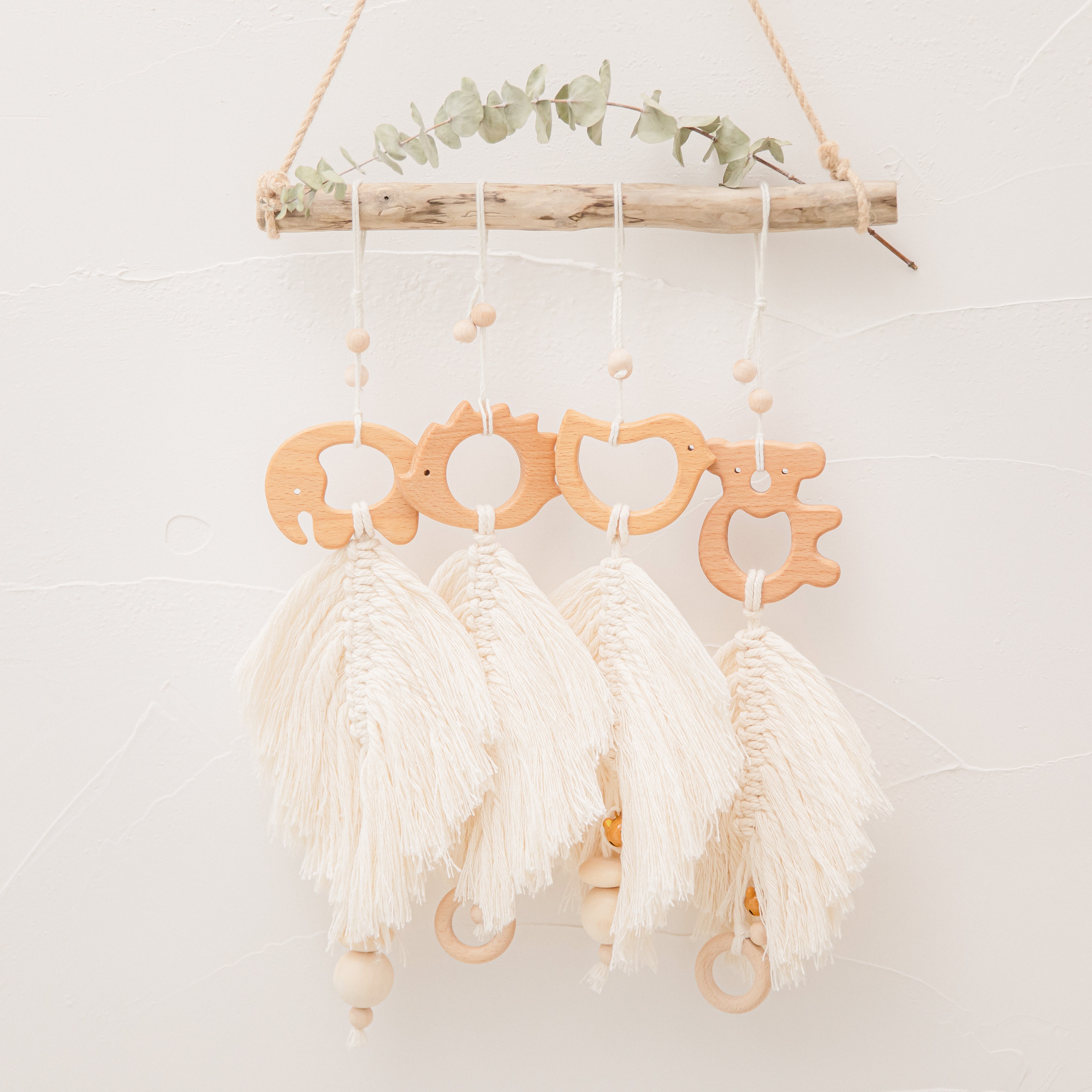 1 Pcs Baby Houten Dieren Fopspeen Hangers Baby Gym Accessoires Tanden Hanger Bijtring Molaire Verpleging Kamer Decoratie