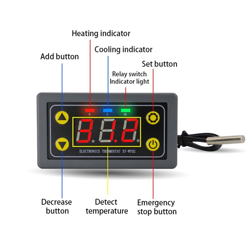 Gallery Detail: Xy Wt02 Remote Thermostat High Precision Tempera