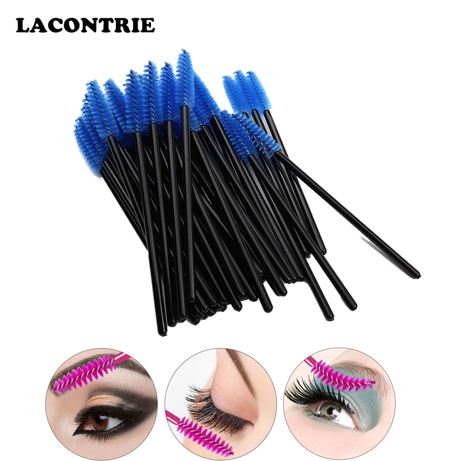 Wimpers Cosmetische Borstels Voor Wimper Extension Wenkbrauw Applicator 50/100 Pcs Individuele Wegwerp Lash Lash Lift Borstels