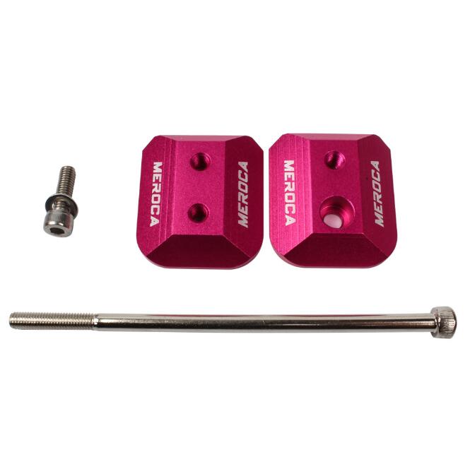 Meroca sliding push cykel nav sikkerhedsspænde skrue brudt trapezformet møtrik modificeret børne balance cykel roller slider s cykel: Lyserød