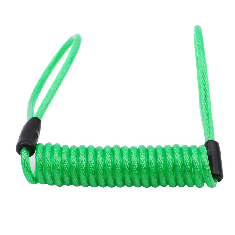 Stretch Length 120cm Bicycle Lock Reminder Elastic Rope Anti-Theft Bike Motorcycle Scooter Spring Cable Wire 4 Color