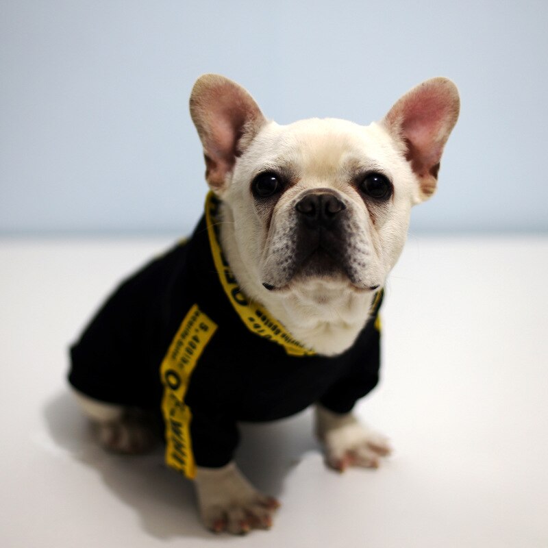 Pet Hoodie Hond Kleren Dunne Gedeelte Jas Voor Franse Bulldog Chihuahua Kleine Medium Honden Sweater S-2xl