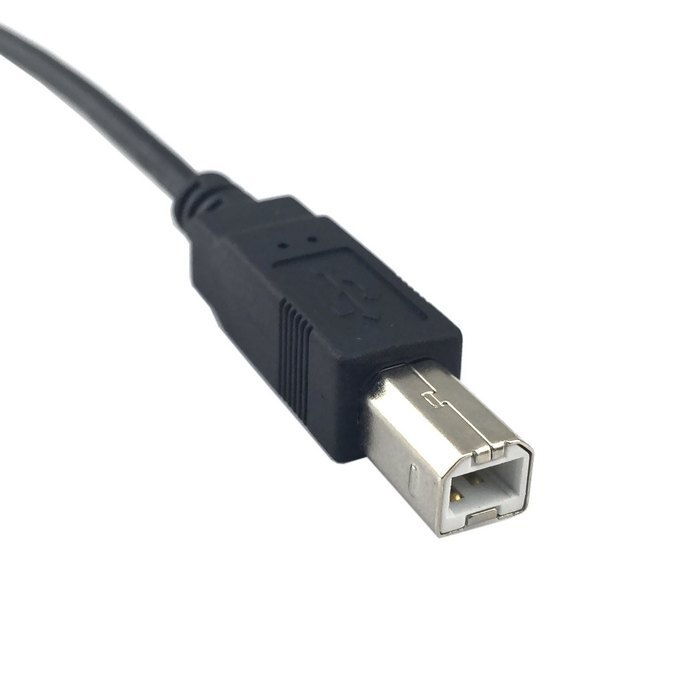 Zihan 20cm Up Angled 90 degree USB 2.0 Male to B type Male Cable for Printer scanner Hard Disk