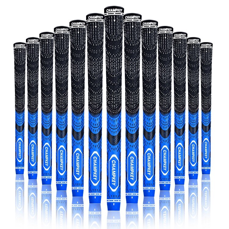 8x Champkey MCS Golf en 5 colores de compuesto estándar Club de Golf apretones: Dark blue Standard
