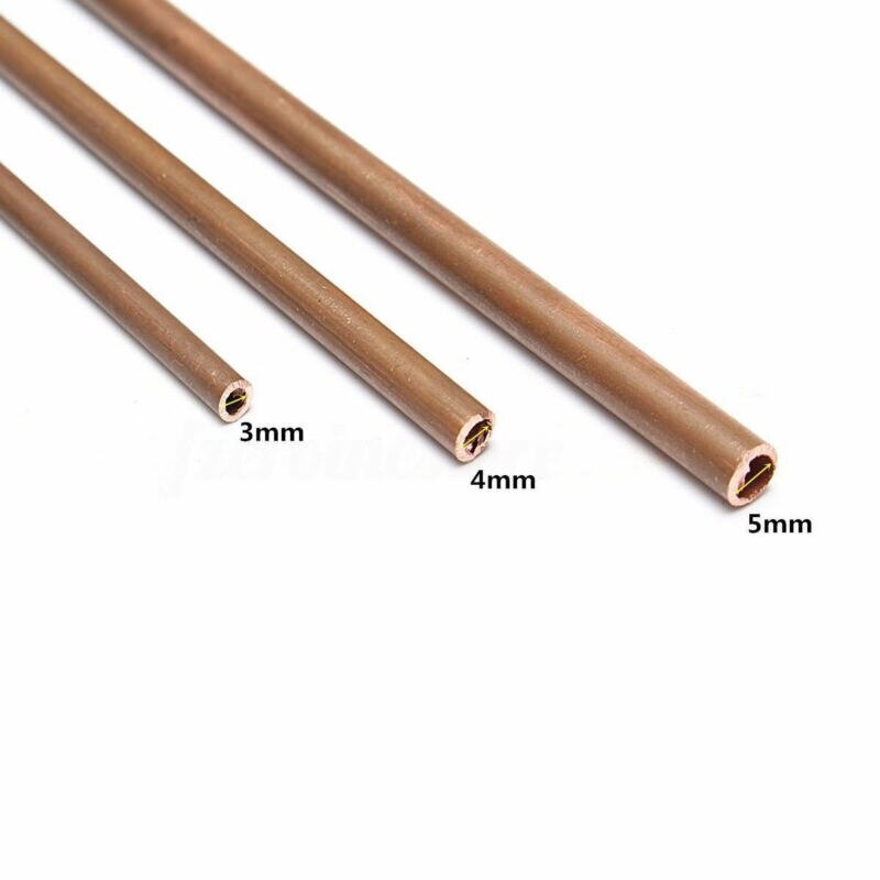 Messingrør kobberrør kobberrør 2mm 3mm 4mm 5mm lang 300mm væg 0.5mm hu