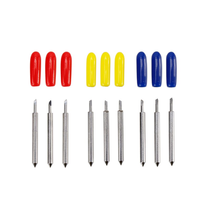 XCAN couteaux de découpe Roland, traceur, lames de vinyle GCC lapin Redsail, 5 pièces, 30, 45, 60 degrés