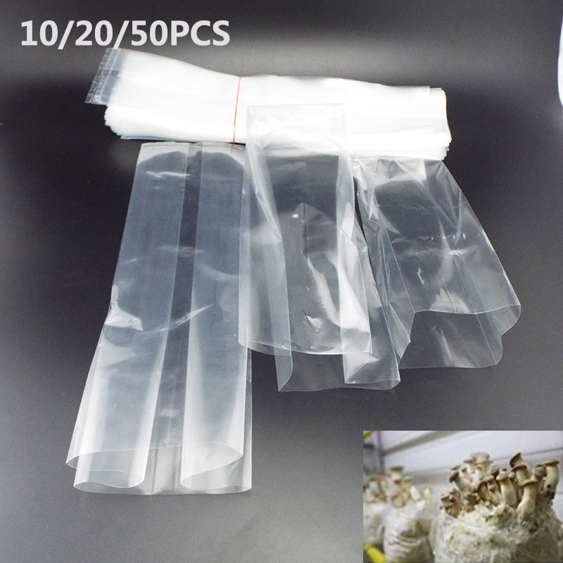 3 Sizes PVC Mushroom Spawn Grow Bag Substrate High Temp Pre Sealable Garden Supplies Growing Planting Bags Tool