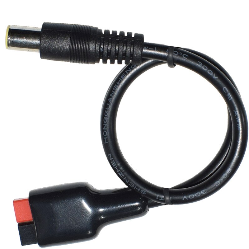 DC 8 Power Male Plug Cable 16 AWG 1 ft. Compatible with 45A Anderson Powerpole for Portable Generator