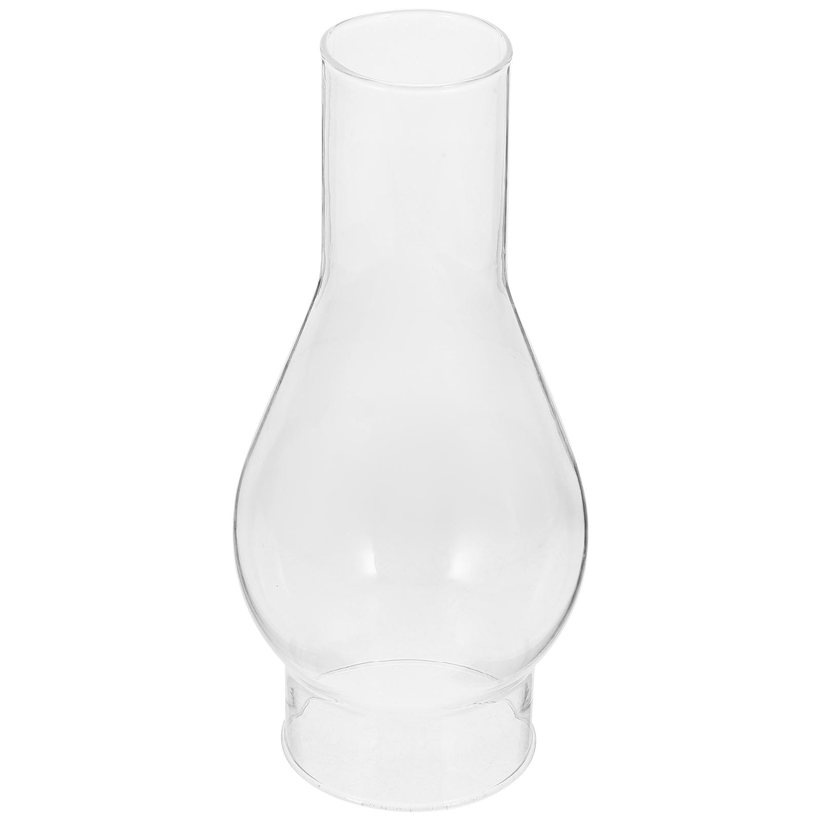 Clear Oil Lamp Shade Kerosene Lampshade Globes Replacement Glass Vintage Transparent
