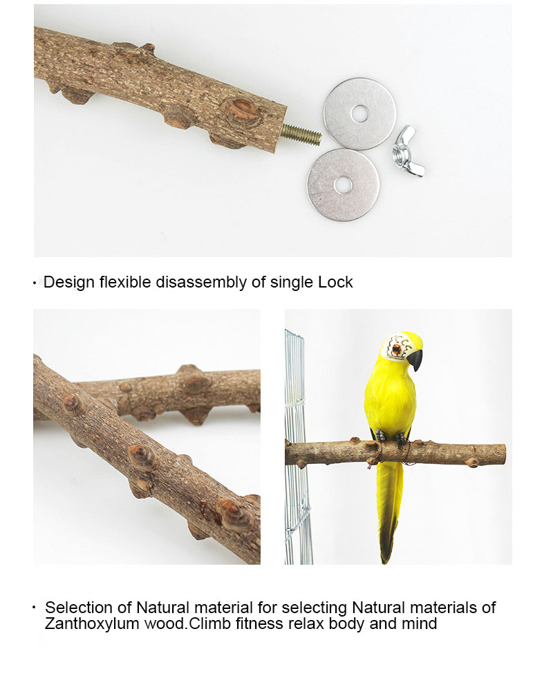 Palo de pie para pájaro loro mascota accesorios para jaulas de pájaros