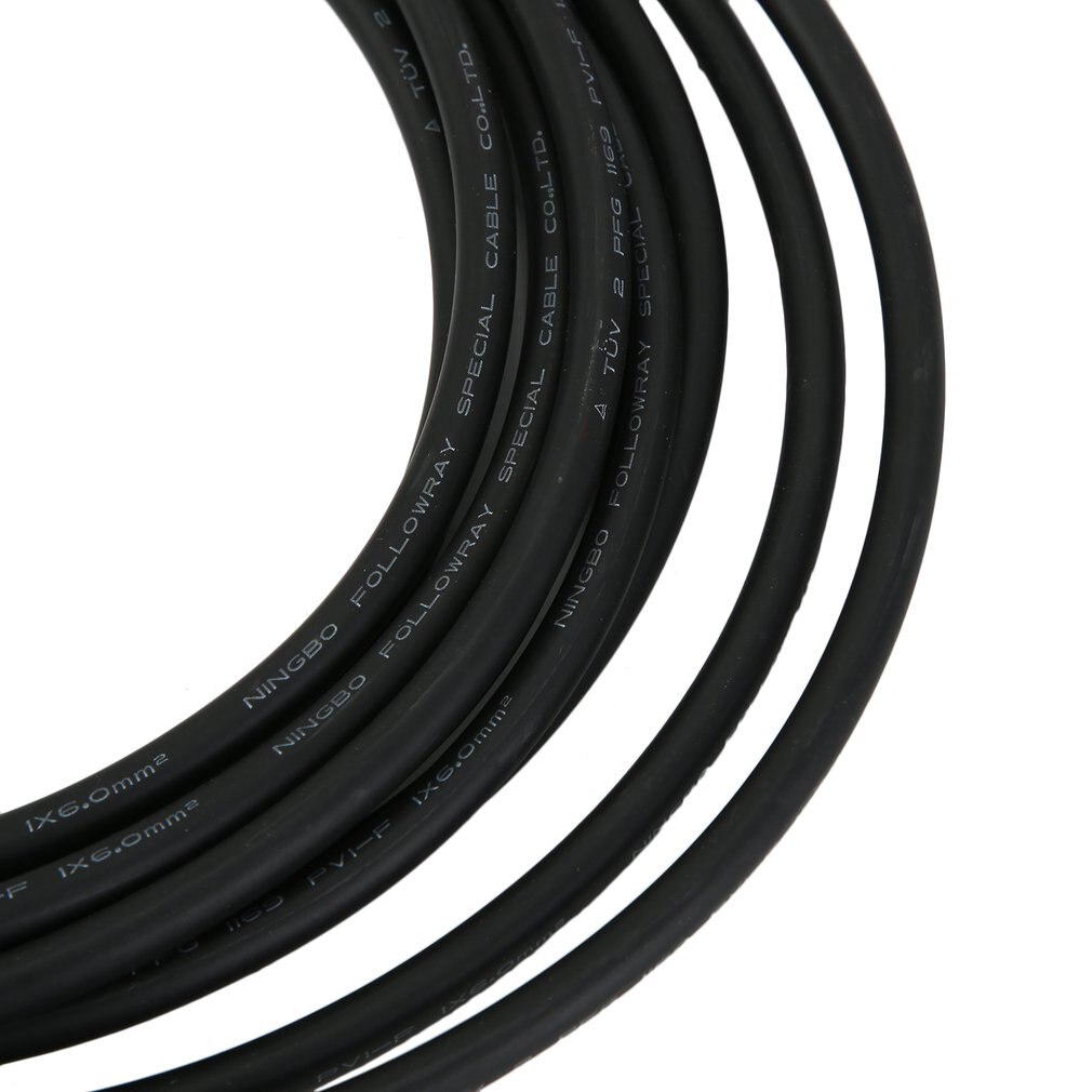 1M 3M 5M 8M 10M Solar Panel Extension Cable Durable Copper Wire For Solar Panel 6m2 Extension Connector Cable