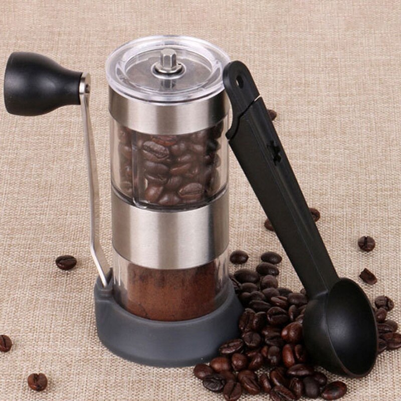 Molinillo de café Manual, molinillo de café portátil, molinillo de fresa de cerámica cónica, molinillo de café de acero inoxidable para Espresso