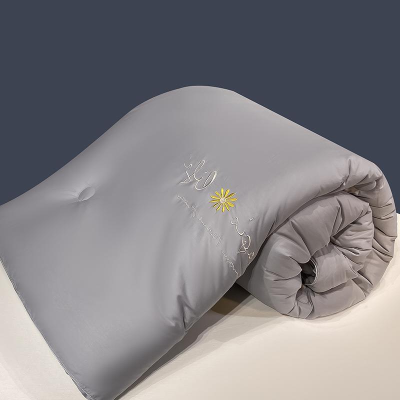 Couette épaisse et confortable en fibre de soja, hiver printemps automne