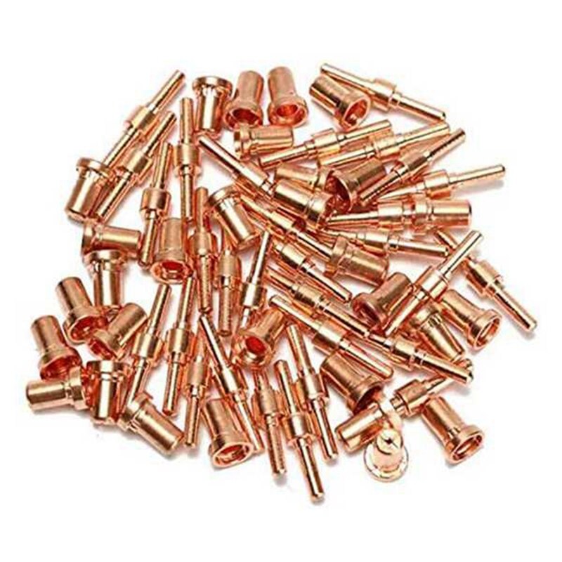 200Pcs PT-31 JG-40 WSD-LG40 Plasma Elektrode Tips Nozzle Uitgebreide Lijkwade Shield Cup Kit Forcut50d 50 40 Plasma Cutter