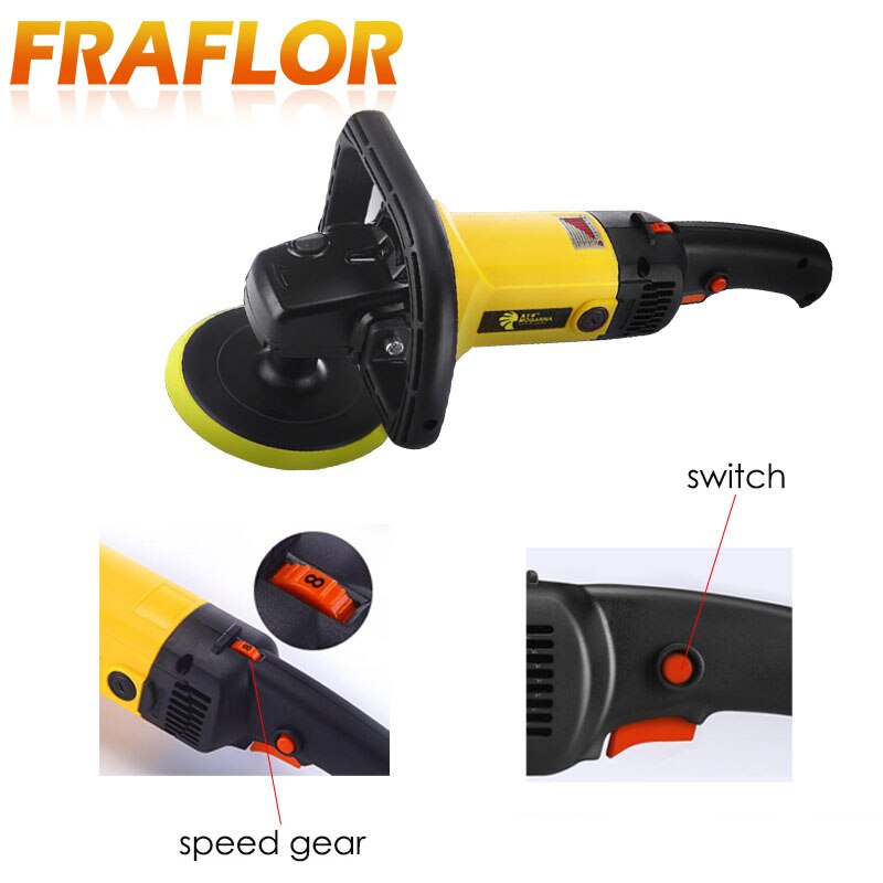 Electric Household Adjustable Speed Portable Multifunctional Mini Car Waxing Machine Sander Buffer Polishing Pad Polish Machine