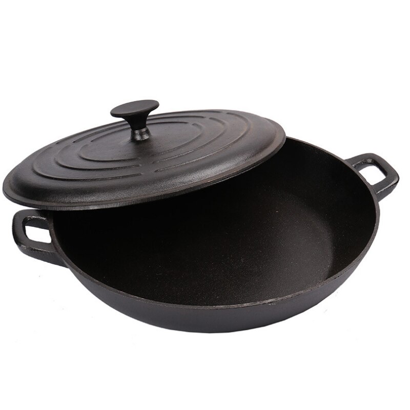 Cook & Pan - Go Ivory Gietijzeren Braadpan 24 cm - 4 liter