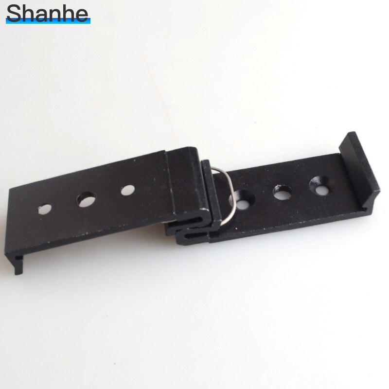 1pc 20mm Aluminum Din Rail Fixed Clamp Fasten Clip for Relay Mounting