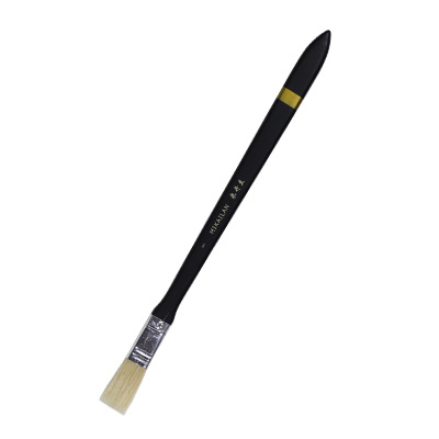 Watercolor Gouache Paint Brushes Flat Tip Bristle Painting Brush Set Variety Style Oil Acrylic Brush Watercolor Pen Art Supplies: WHITE