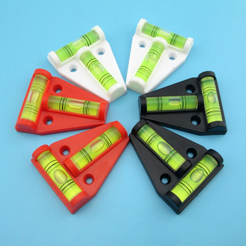 2 Way Mini Spirit Level Measuring Inclinometer Column Bubble Spirit Level Tools Random 4 Colors 1PCS