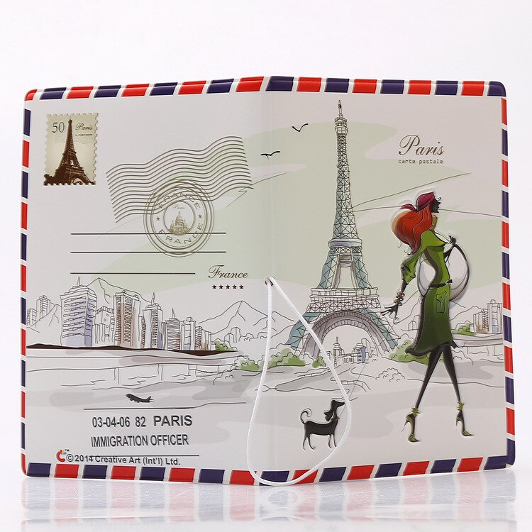 Have A Nice Trip Passport Holders Men/women Travel Passport Cover Bag Pvc Leather 3D Cover On The Passport For Travel: 1