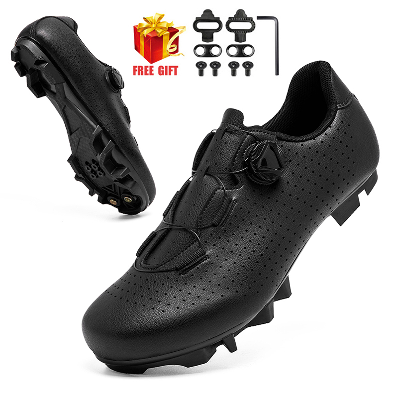 Zapatillas de ciclismo para hombre, zapatos antideslizantes y transpirables con Clip, calzado para bicicleta de montaña, calzado de ciclismo con tacos SPD autoblocantes para Shimano