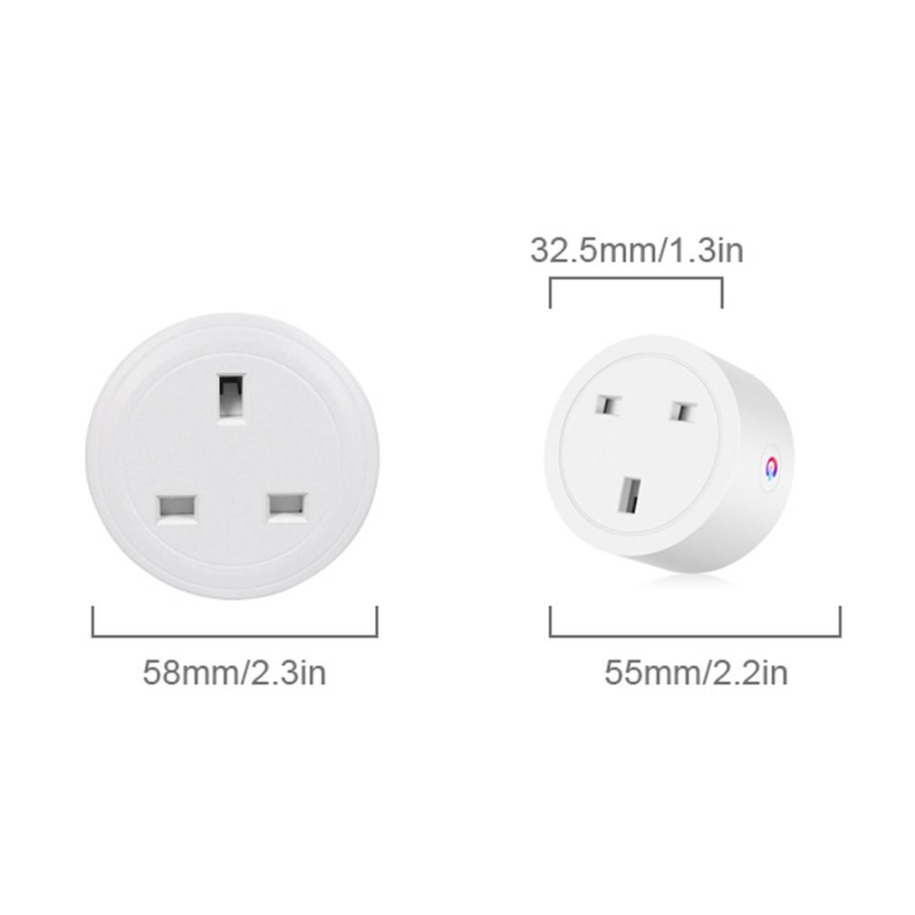 WiFi Smart Wireless Plug EU US UK Adaptor Remote Voice Control Power Energy Monitor Outlet Timer Socket for Alexa Google Home