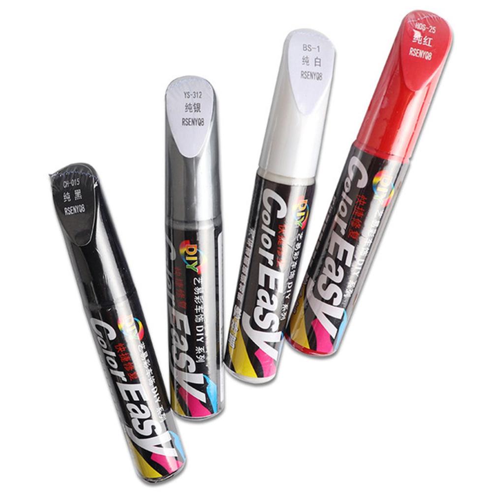 Bil special touch up penna pärlvit röd svart silver billack yta för att repa reparation lack reparation skönhetsverktyg