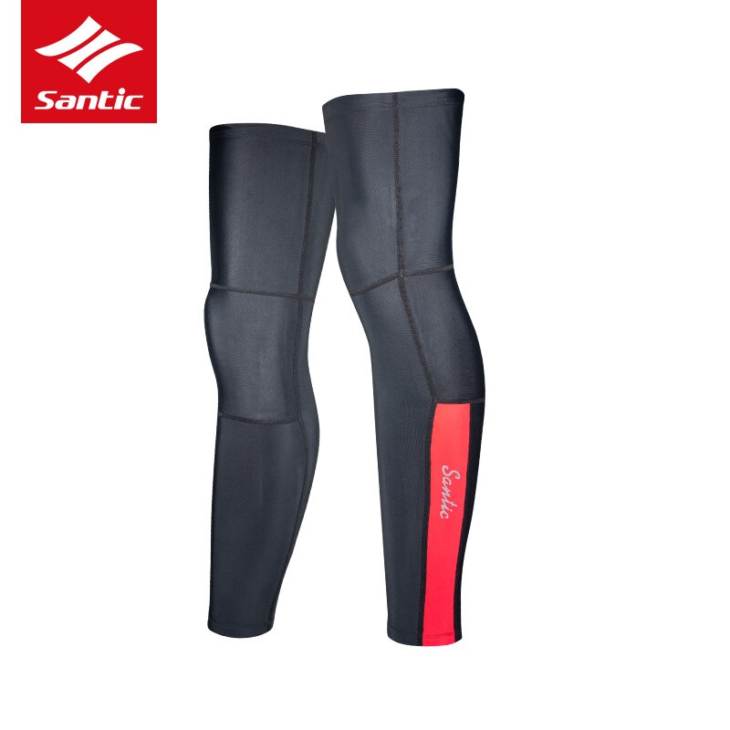 Santic menn kvinner sykling ben erme uv solbeskyttelse benvarmere tights leggings basketball løping utendørs sport benvarmere