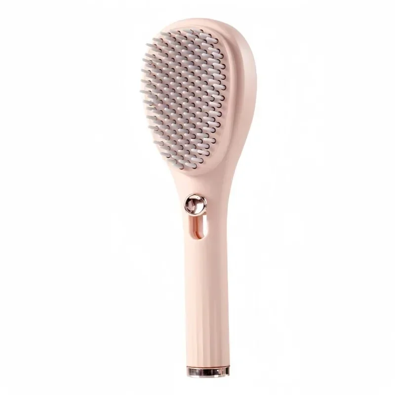 Brosse de Massage du cuir chevelu blanc rose bleu, peigne télescopique Portable, peigne à cheveux autonettoyant pour femmes, outil de coiffure de Salon, peigne magique Compact
