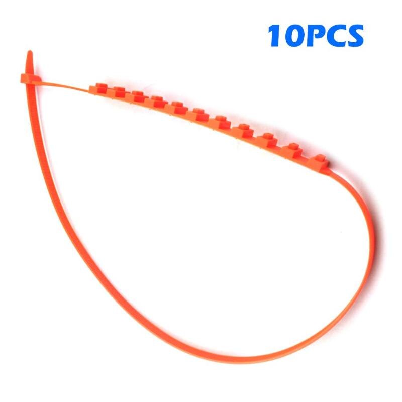 VODOOL 10Pcs/Set Universal Plastic Car Wheel Tyre Anti Skid Chains For Auto SUV Winter Tires Snow Mud Road Emergency Snow Chain