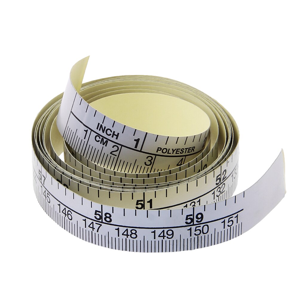 151cm Self Adhesive Metric Measure Tape Vinyl Ruler For Sewing Machine Sticker L15