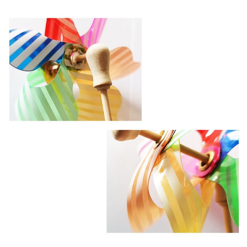 2Pcs Pinwheels Kleurrijke Speelgoed Wind Spinners Party Gunsten Cadeaus Yard Garden Outdoor Decoratie