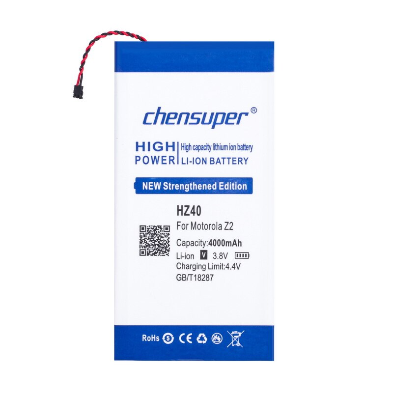 Chensuper Neueste 4000mAh Batterie für Motorola HZ40 MOTO Z2 Spielen XT1710-08 XT1710-06 XT1710-09 XT1710-11 XT1710