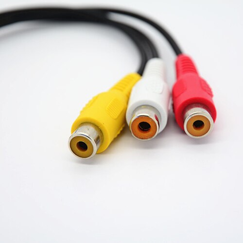 MMI AV Cable 9 PIN S-VIDEO to 3 RCA COMPONENT FOR TV ADAPTER cord cable
