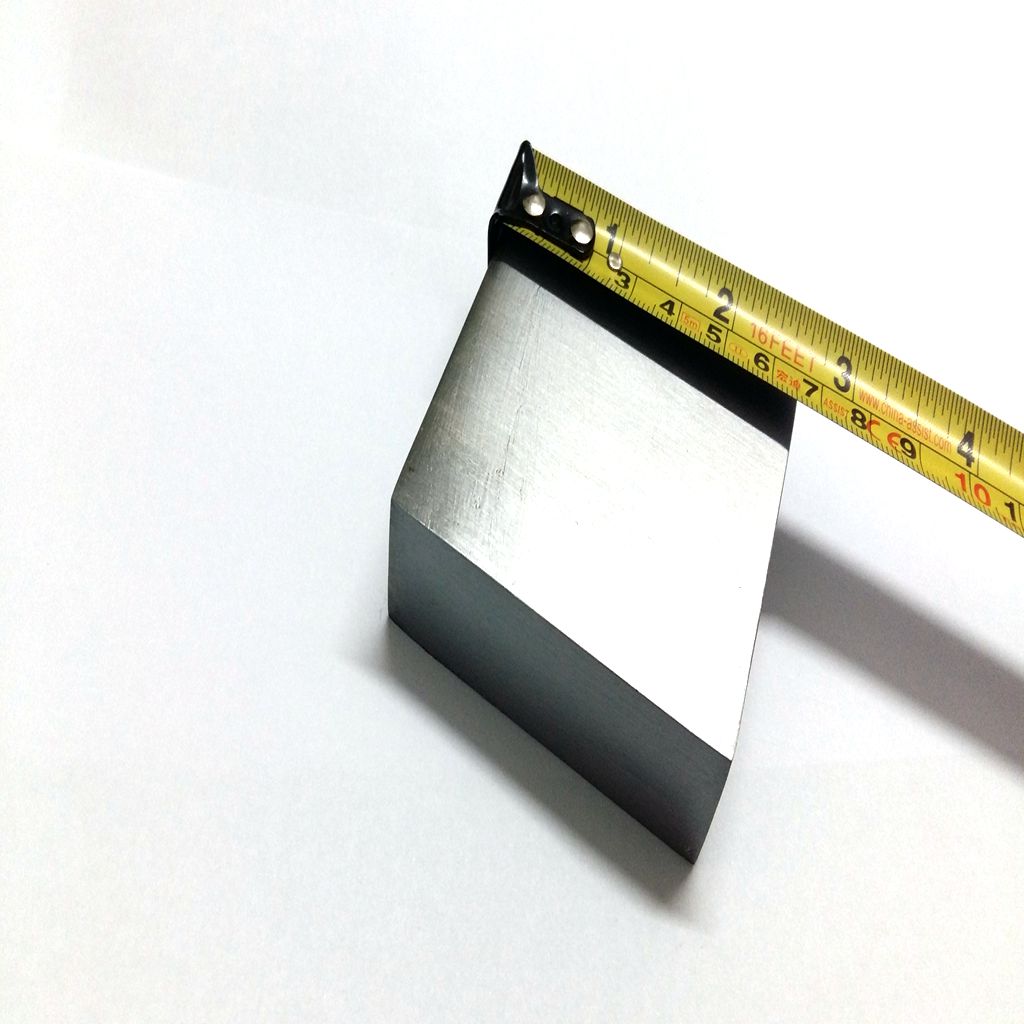 Metal sólido, acero, abombado, bloque de banco, yunque, joyería artesanal, herramienta de fabricación 2,5x2,5x0,8 pulgadas