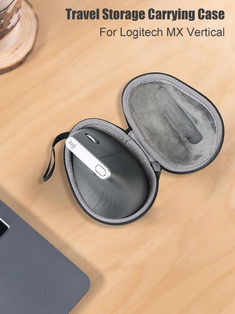 Draagbare reistas voor logitech mx verticale muis, draagtas, handige opbergdoos