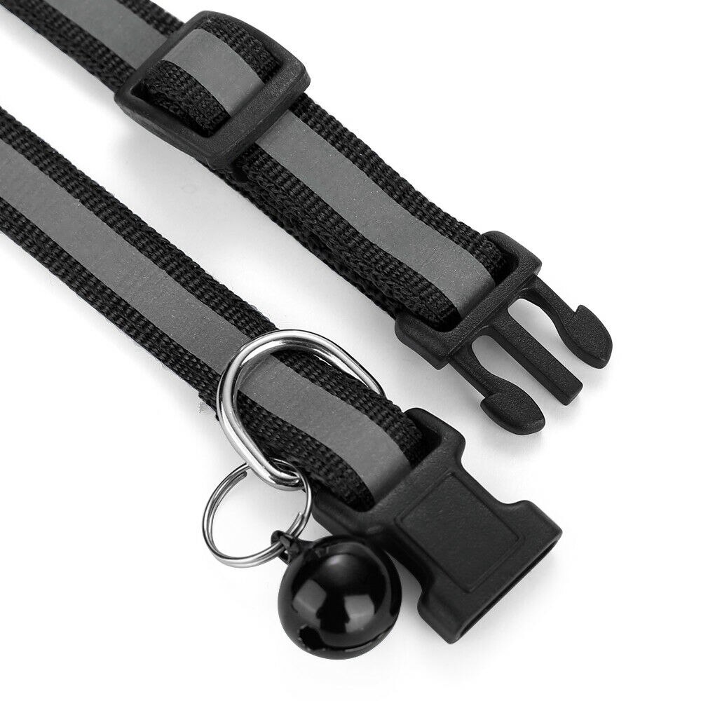 Collier réfléchissant en Nylon clignotant pour chat et chien