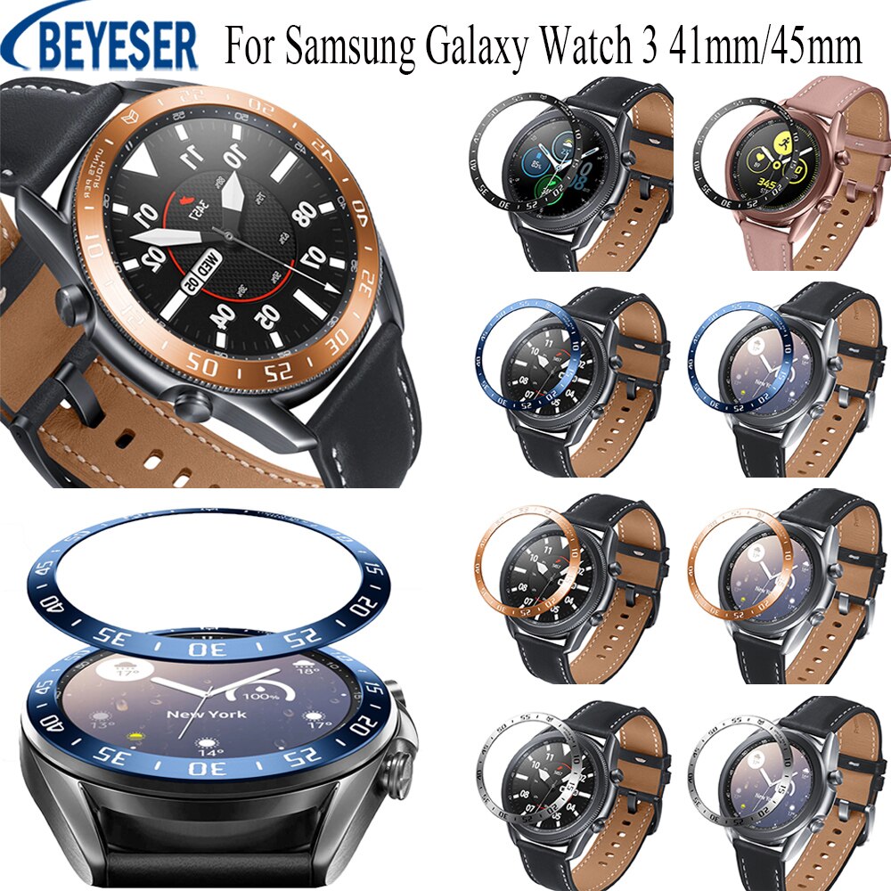 Smart Horloge Ring Bezel Styling Frame Voor Samsung Galaxy Horloge 3 41Mm Case Cover Anti Scratch Bescherming Voor Samsung horloge 3 45Mm