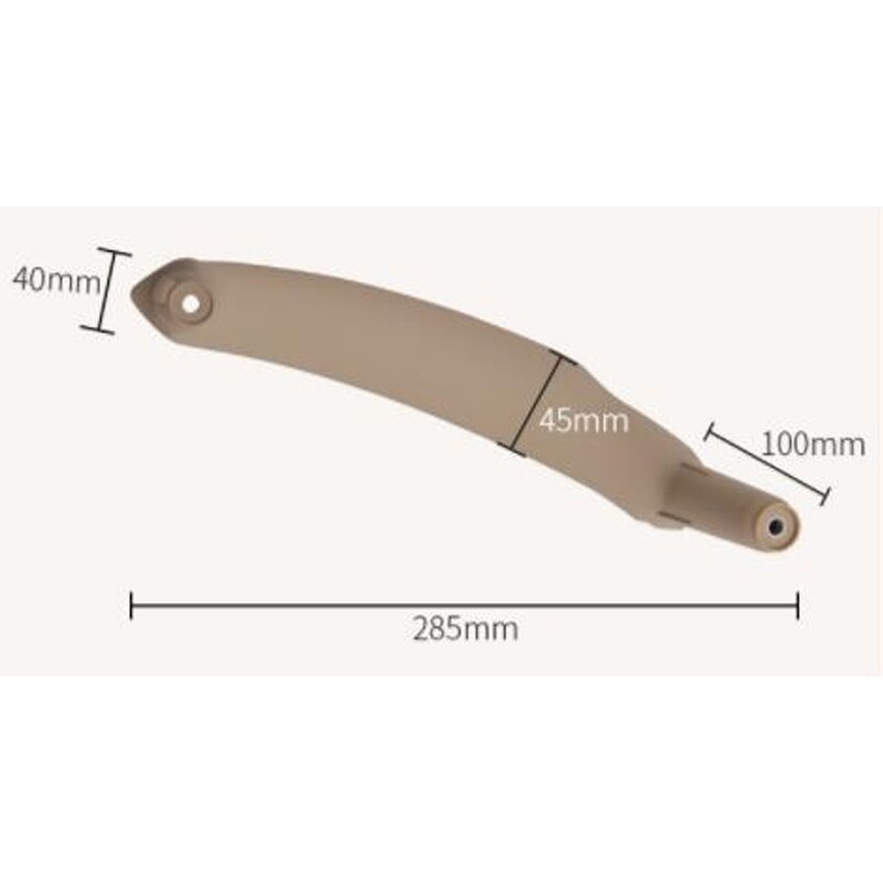 Brązowy szary beżowy czarny podłokietnik samochód lewy prawy wnętrze klamka robić drzwi wewnętrzne płyta ciągnąć wykończenia pokrowiec na BMW E70 E71 X5 X6