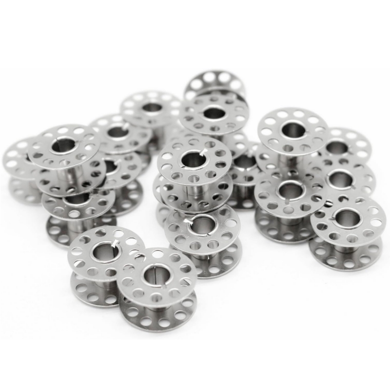 5-50Pcs Metal Bobbins Household Sewing Machine Coil Roller Empty Spool Iron For Silk Thread Winding Brother Tailoring Parts