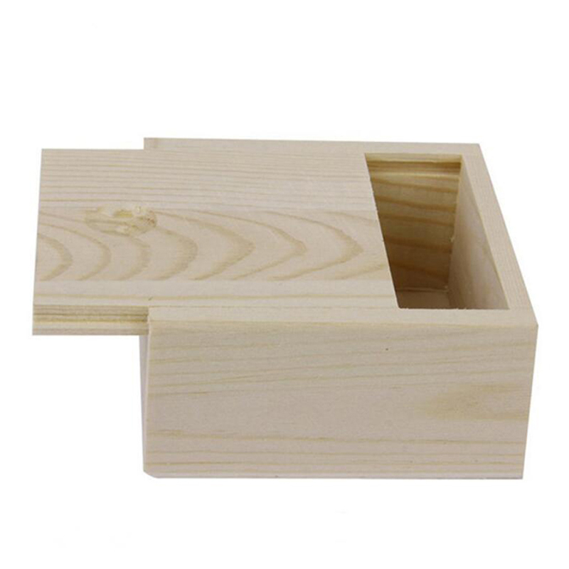 Caja de almacenamiento para dulces, caja de almacenamiento para joyas hecha a mano de Color Natural, caja de jabón, caja de empaquetado de madera con anillo de madera, caja organizadora para manualidades