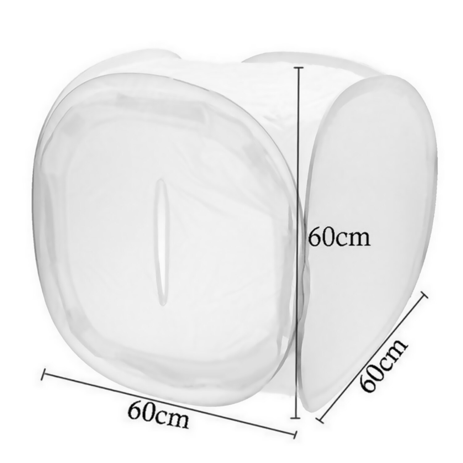 Gosear-Softbox plegable de 60x60cm para estudio fotográfico, Softbox de difusión de luz con fondos de 4 colores para fotografía