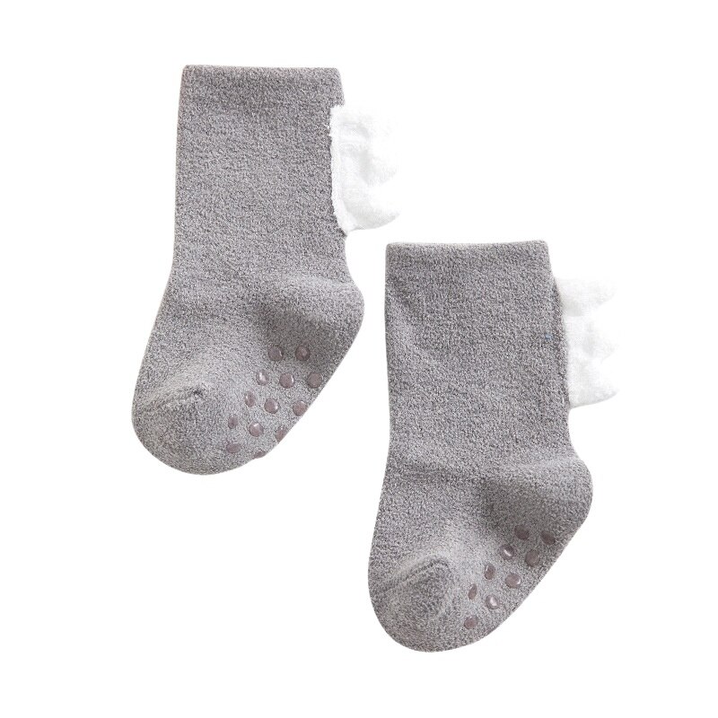 Anti-Slip Baby Sokken Herfst Winter Sokken Coral Fleece Zachte Warme Peuter Kinderen Meisjes Jongens Kleding Vloer Sokken Baby slippers: H / M