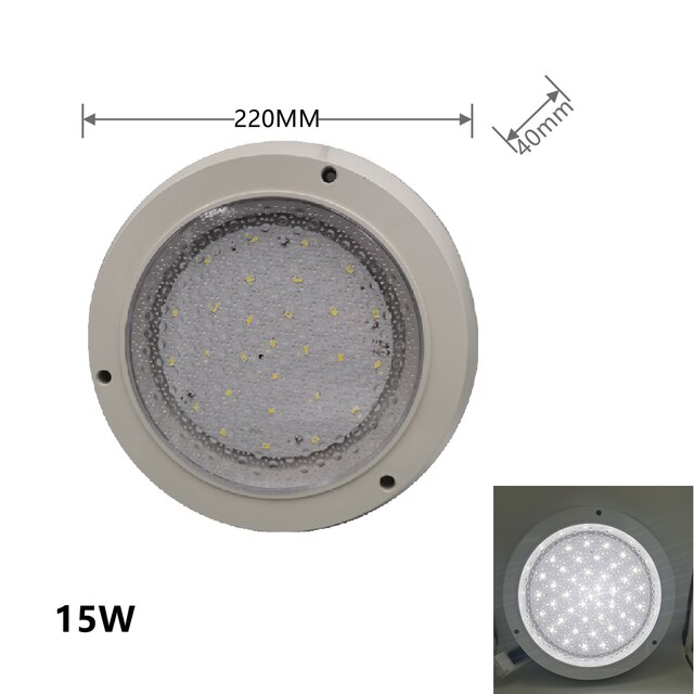 Kitchen LED ceiling Light 15W 20W 24W 28W 165-245V Modern Kitchen Clear Lens Foyer Bath 15 -30 Square meters For Kitchen Light: white