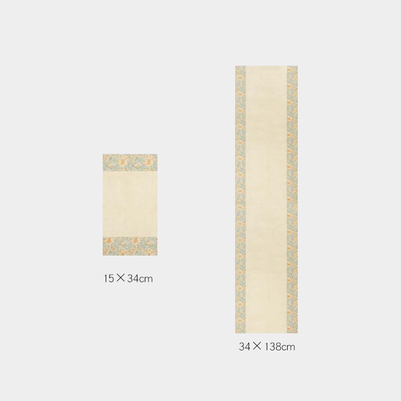 Retro Batik Xuan Paper Letterhead with Flower Pattern Thicken Half Ripe Rice Paper Small Regular Script Brush Calligraphy Papier