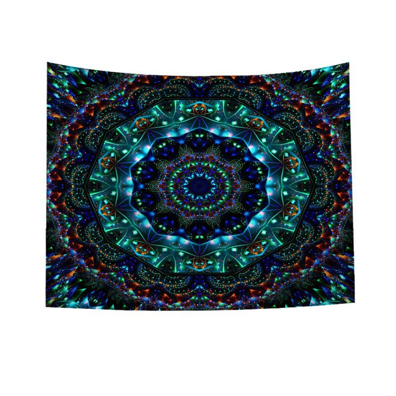 Newly India Mandala Tapestry Wall Hanging Wall Tapestry Wall Carpet Psychedelic Tapiz Witchcraft Wall Cloth Tapestries: 1