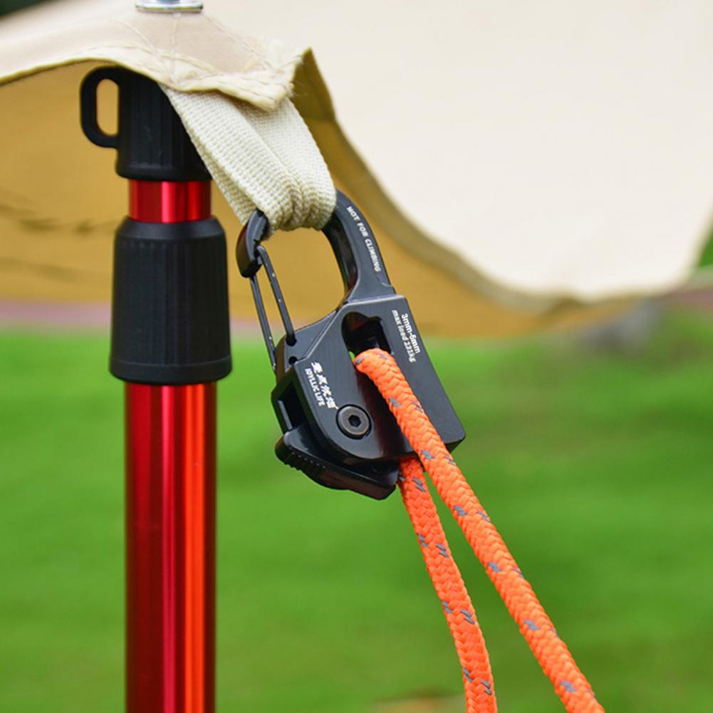 Tendeur de corde de tente de Camping, fixation rapide, boucle de tente, tendeur de cordon extérieur, réglage du cordon, ajusteur de corde