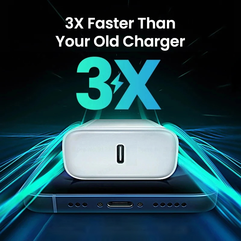 35W PD USB C Charger Fast Charging For Apple iPhone 15 14 13 12 11 16 Pro Max Plus Fast Charger Type C Phone Cable Accessories