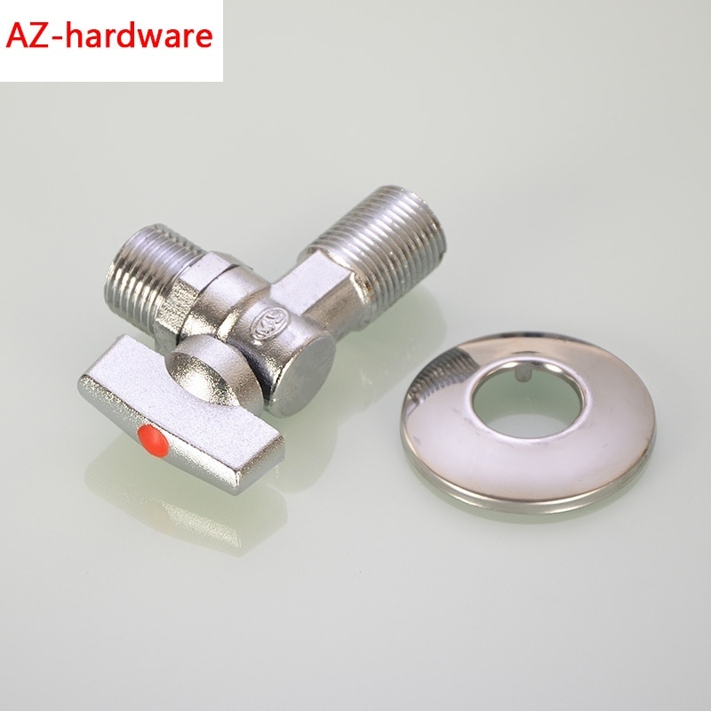 Triangle Valve 1/2IN 3/4IN Copper Ball Core Natural Gas Pipeline Stop Valve Eight-character Valve Large Flow Switch Ball Valve